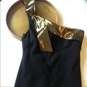 Tibi one shoulder blouse